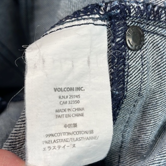 Volcom Juniors Liberator Leggings Ankle Fit Jeans, size 9 - Picture 6 of 15